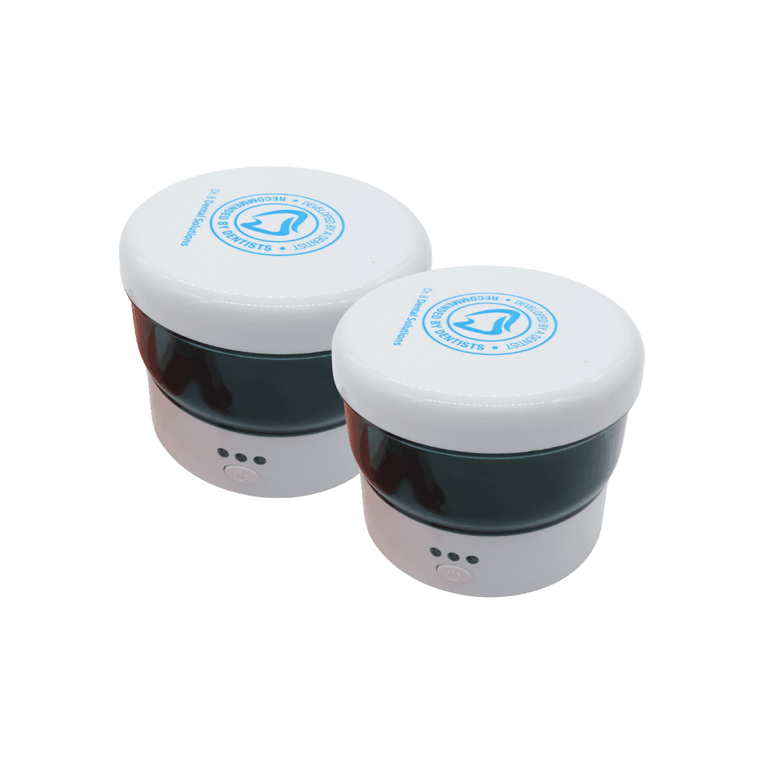 Dr. B Ultrasonic Cleaner - Dr. B Dental Solutions- Cleans Dentures, Retainers, Aligners, Sleep Devices SC-2PACK 15