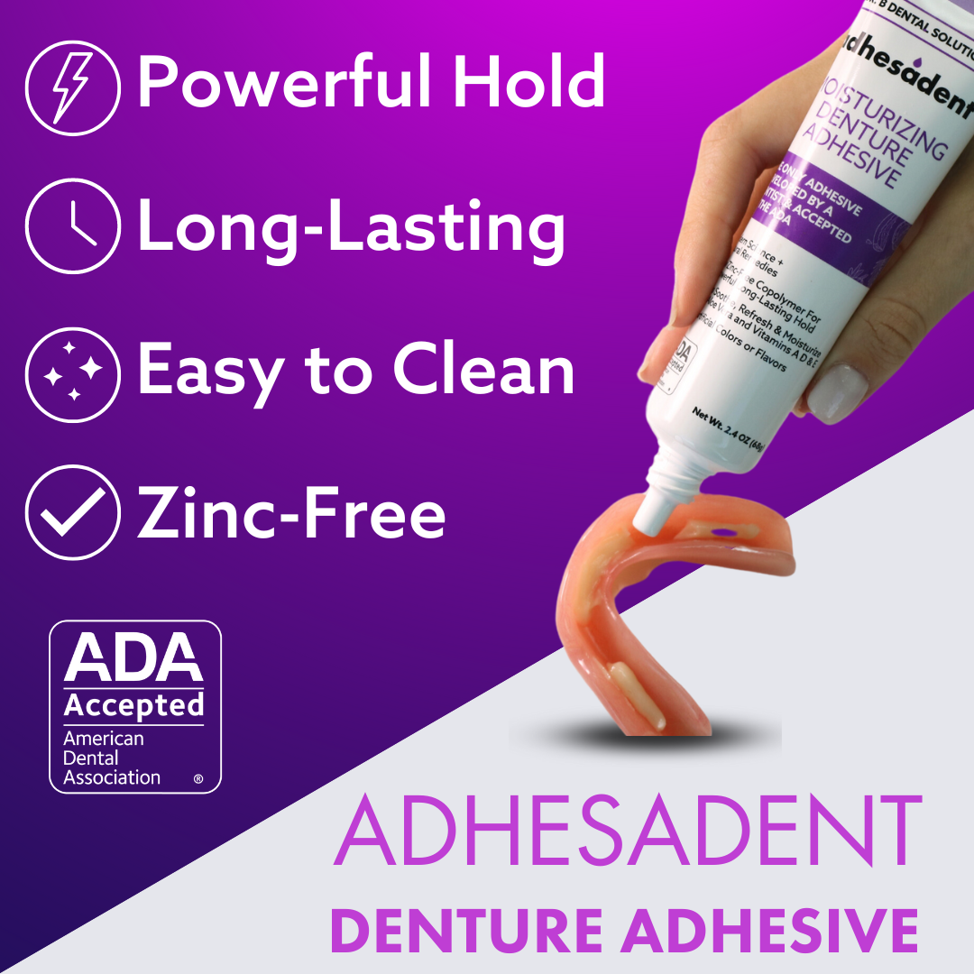 
                  
                    Adhesadent Denture Adhesive
                  
                