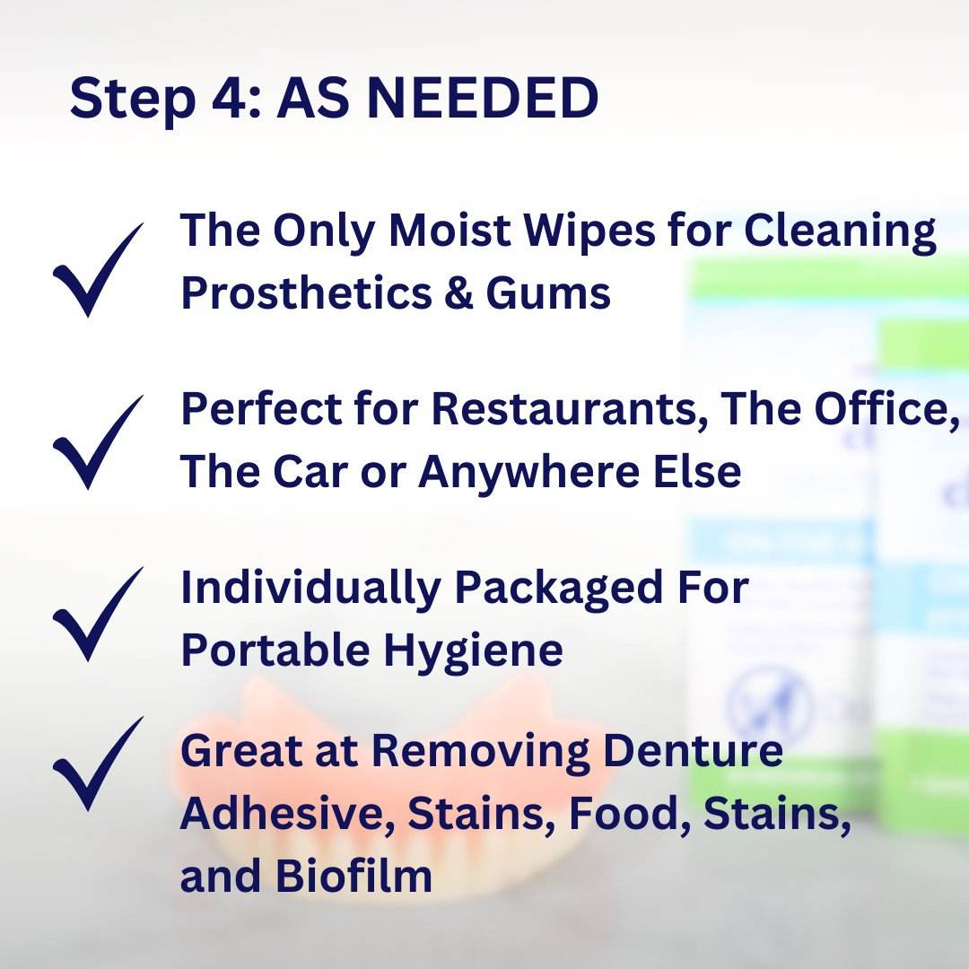 Denture Starter Kit Case Pack 24 Units - daily denture care system denture adhesive, soak cleanser, ultrasonic & more 11