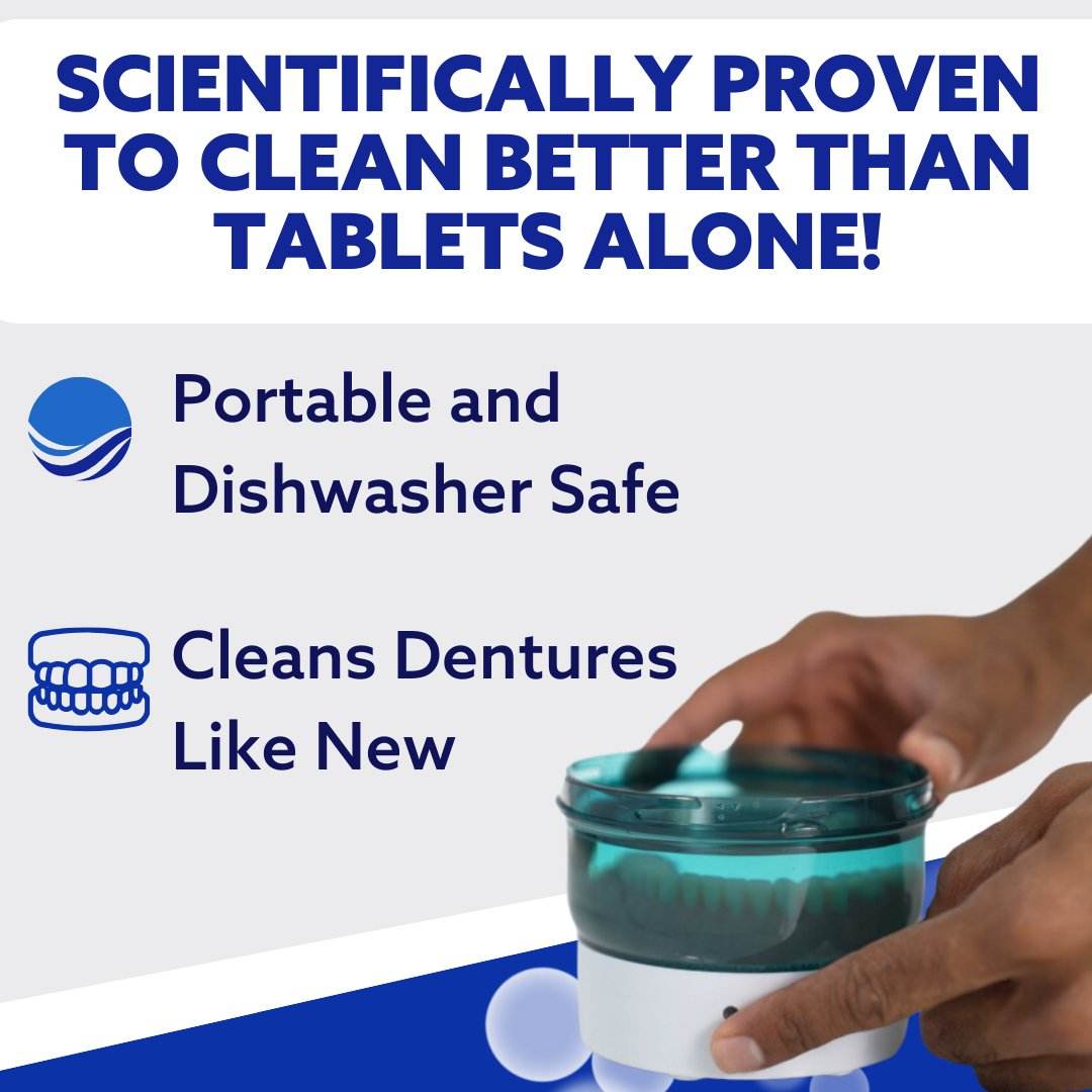 Dr. B Ultrasonic Cleaner - Dr. B Dental Solutions- Cleans Dentures, Retainers, Aligners, Sleep Devices SC-2PACK 8
