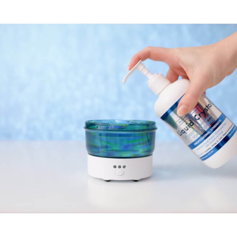 Liquid Crystal Soak Cleanser - Dr. B Dental Solutions- disinfecting cleaner for dentures, retainers, aligners, nightguards 7