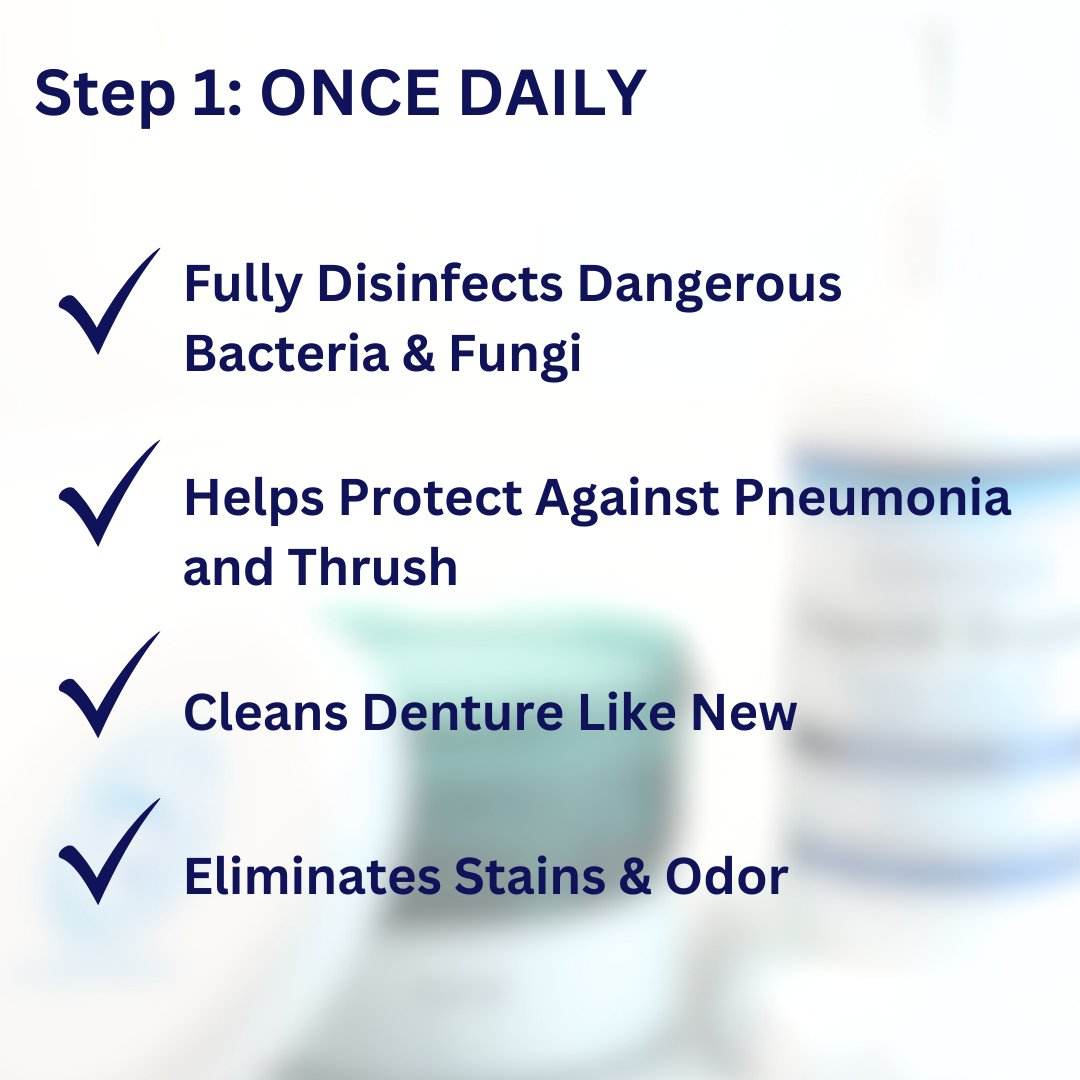 Liquid Crystal Soak Cleanser - Dr. B Dental Solutions- disinfecting cleaner for dentures, retainers, aligners, nightguards 3