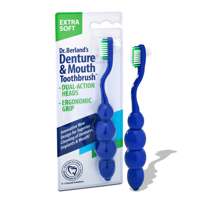 Denture & Mouth Toothbrush Branded Case Pack 24 Units - Dr. B Dental Solutions extra soft brush cleaning dentures & mouth 10