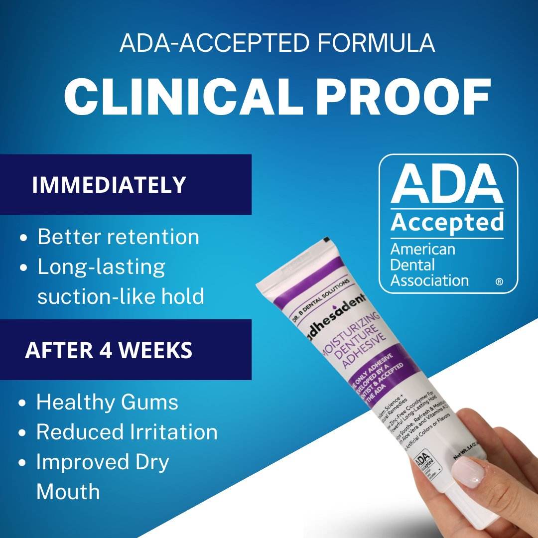 Adhesadent Denture Adhesive - Dr. B Dental Solutions