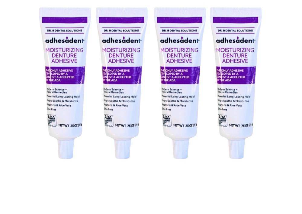 Adhesadent Denture Adhesive Travel Case Pack 48 Units - Dr. B Dental Solutions