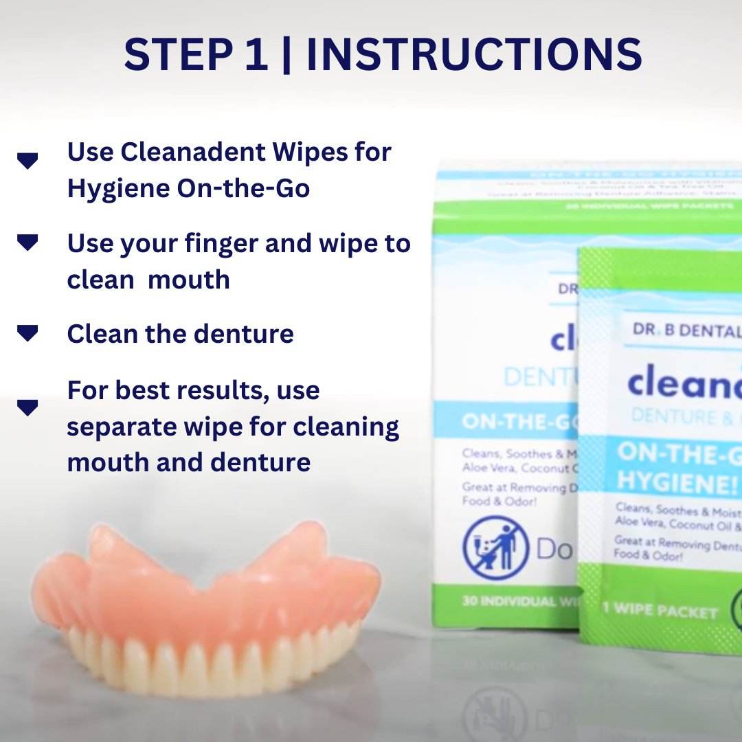 Cleanadent Wipes Case Pack 24 Units - Dr. B Dental Solutions