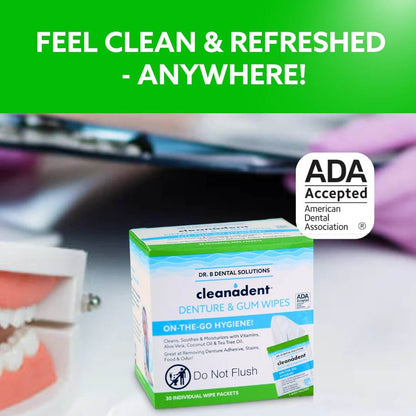 Cleanadent Wipes - Dr. B Dental Solutions