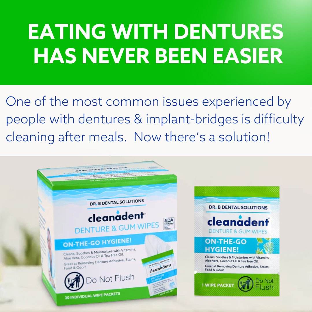 Cleanadent Wipes - Dr. B Dental Solutions