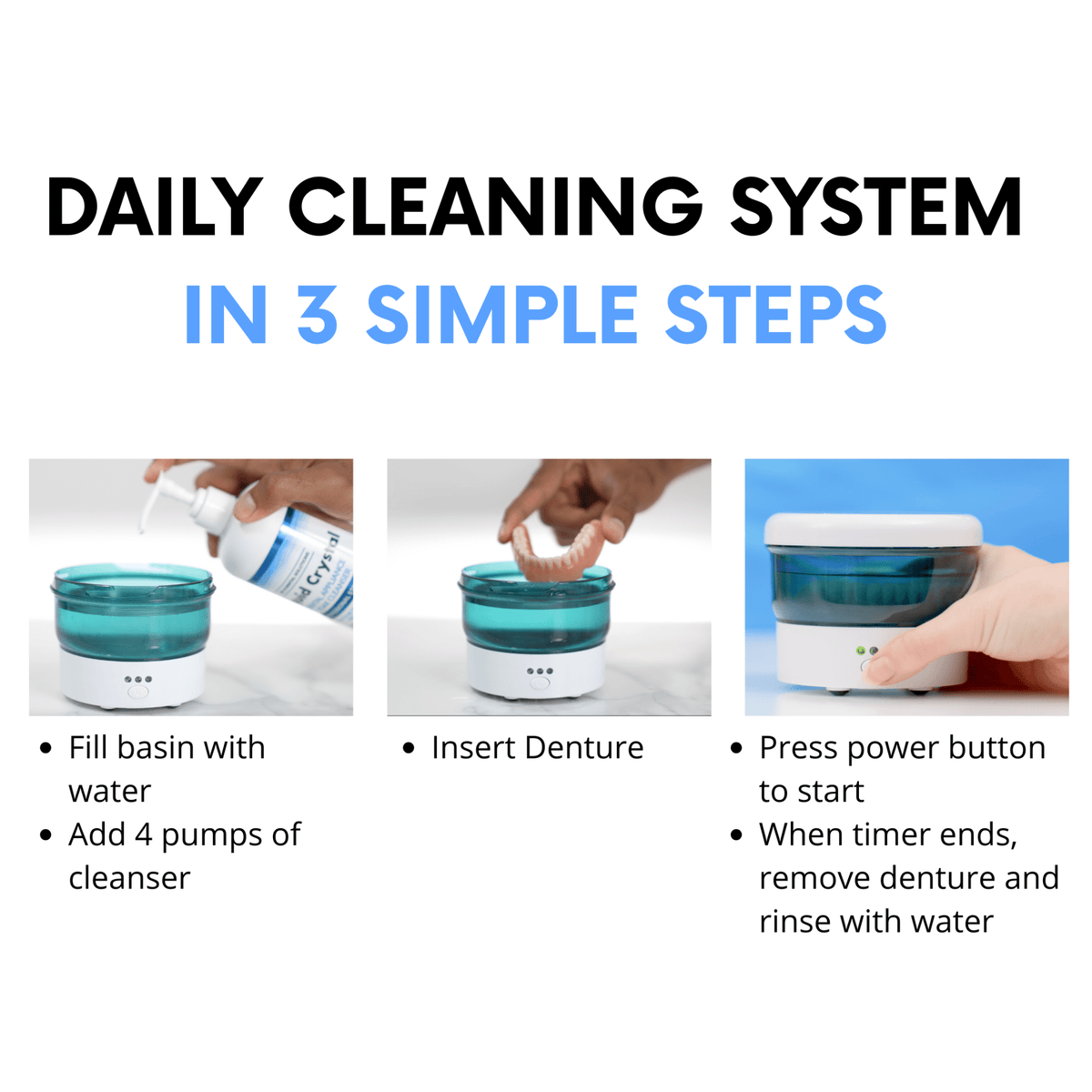 Liquid Crystal Soak Cleanser – Deep Clean Retainers and Dentures – Dr ...