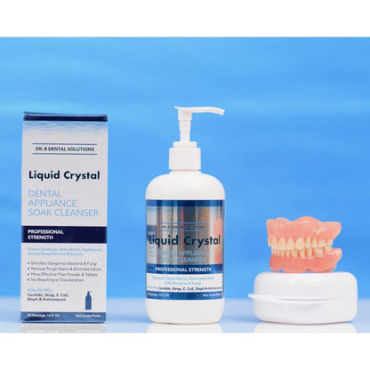 Dental Appliance Kit Case Pack 24 Units - Dr. B Dental Solutions clean dentures, retainers, aligners, nightguards and more 7
