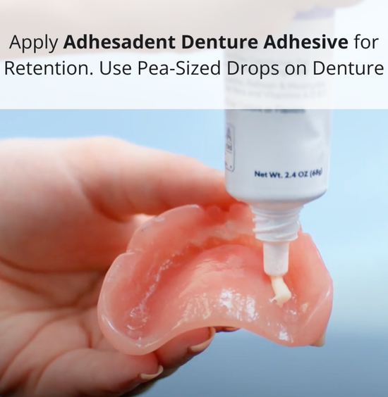 Adhesadent Denture Adhesive | Zinc Free & ADA Accepted Adhesive – Dr. B ...