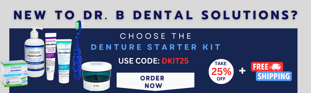 Liquid Crystal Soak Cleanser for Dental Appliances – Dr. B Dental Solutions